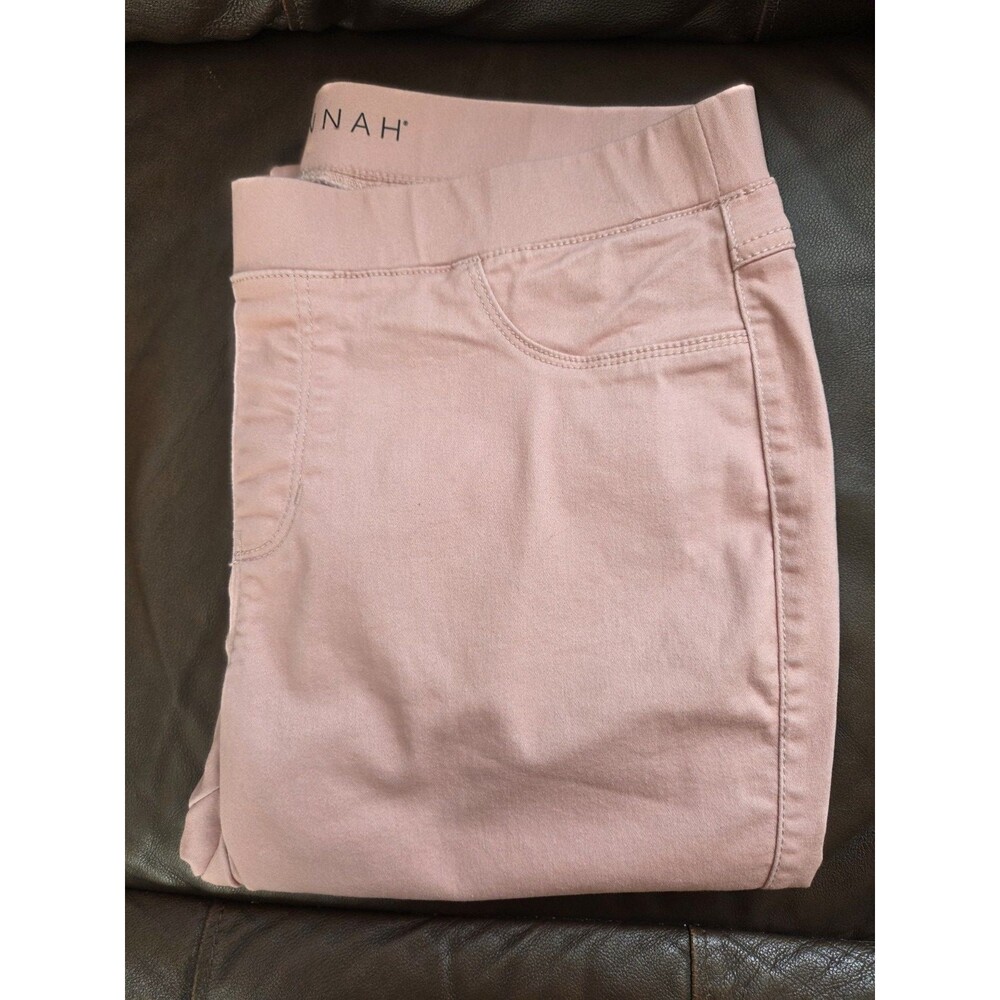 Hannah Women's Stretch Pull On Pants, Light Pink, Large, Spring Summer - Picture 7 of 7